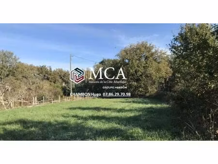 terrain constructible à vendre