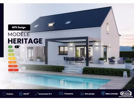 vente maison neuve 7 pièces 201 m² à villecerf (77250)  438 584 €