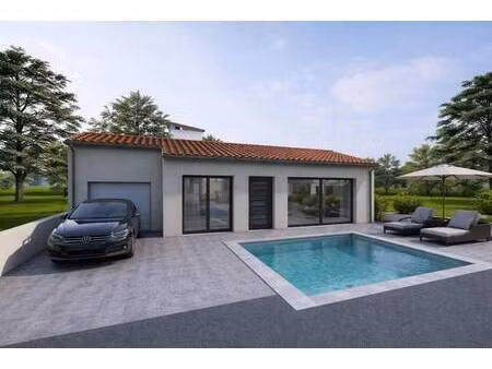 terrain avec maison neuve à vendre