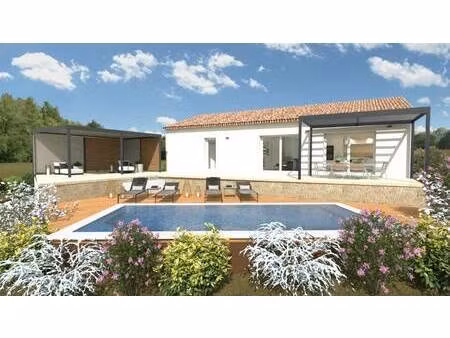 terrain avec maison neuve à vendre