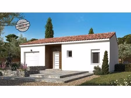 terrain avec maison neuve à vendre