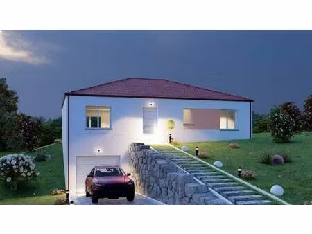 terrain avec maison neuve à vendre