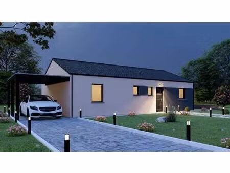 terrain avec maison neuve à vendre