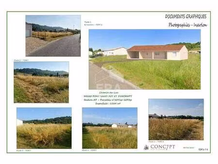 terrain constructible viabilisé à vendre