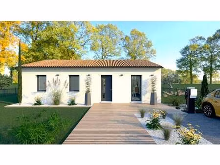 terrain avec maison neuve à vendre