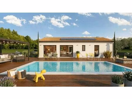 terrain avec maison neuve à vendre