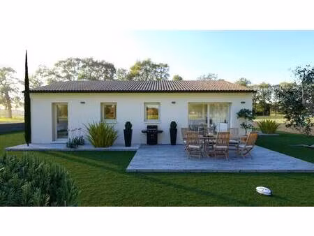 terrain avec maison neuve à vendre