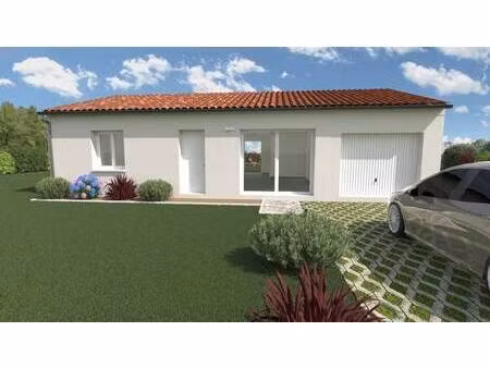 terrain avec maison neuve à vendre