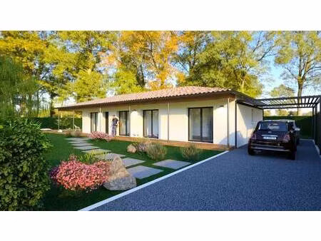 terrain avec maison neuve à vendre