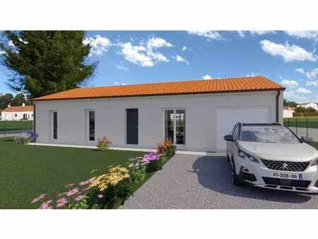 terrain avec maison neuve à vendre