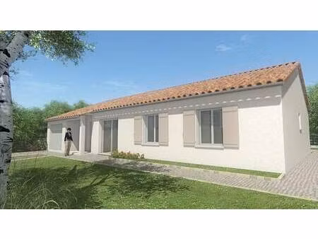 terrain avec maison neuve à vendre