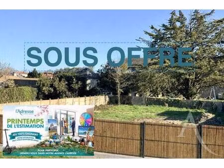 terrain constructible viabilisé à vendre
