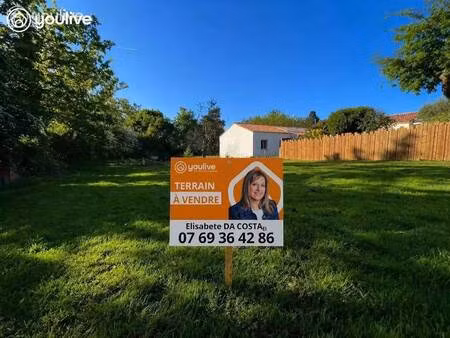 terrain constructible à vendre
