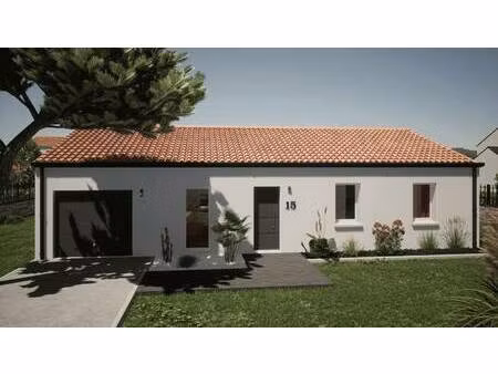 terrain avec maison neuve à vendre