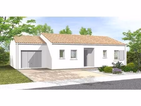 terrain avec maison neuve à vendre