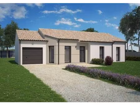 terrain avec maison neuve à vendre