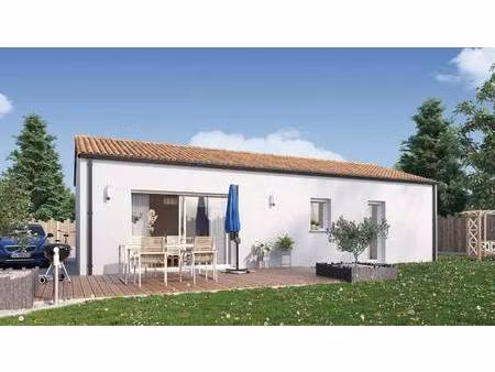 terrain avec maison neuve à vendre