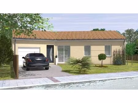 terrain avec maison neuve à vendre
