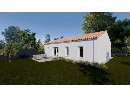 terrain avec maison neuve à vendre