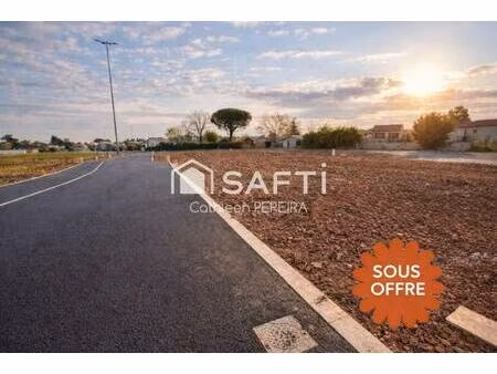 terrain constructible viabilisé à vendre