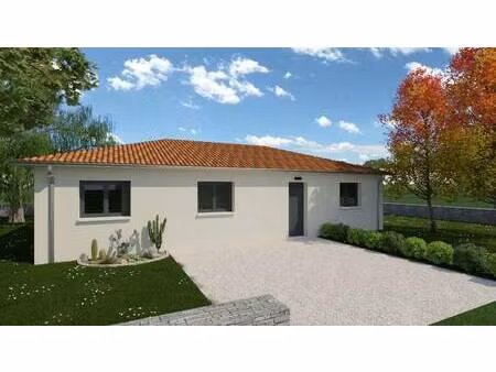 terrain avec maison neuve à vendre