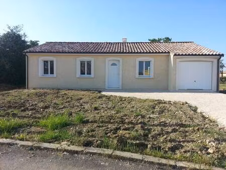 terrain avec maison neuve à vendre