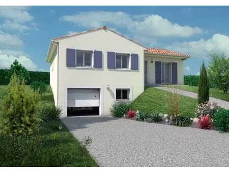 terrain avec maison neuve à vendre