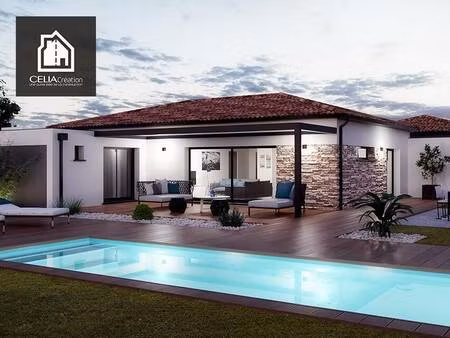 terrain avec maison neuve à vendre