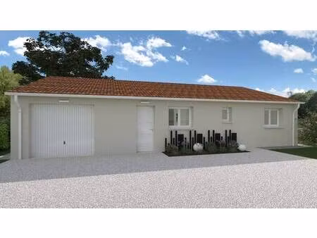 terrain avec maison neuve à vendre
