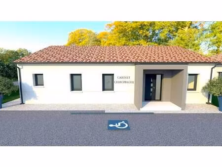 terrain avec maison neuve à vendre