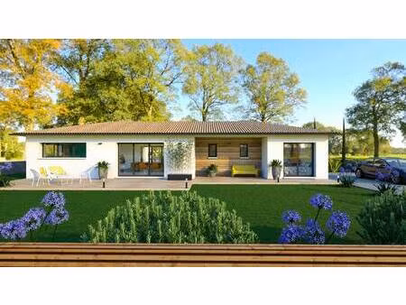 terrain avec maison neuve à vendre
