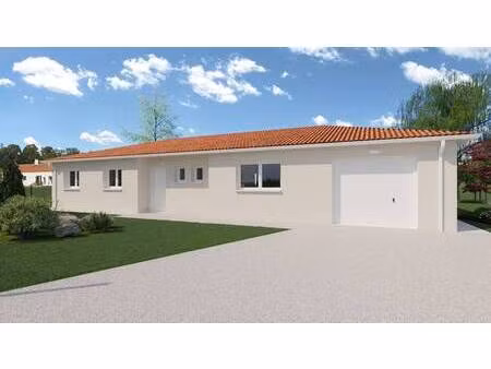 terrain avec maison neuve à vendre