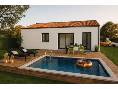 terrain avec maison neuve à vendre