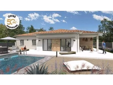 terrain avec maison neuve à vendre