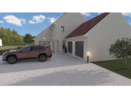 terrain avec maison neuve à vendre