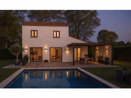 terrain avec maison neuve à vendre