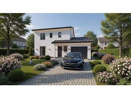 terrain avec maison neuve à vendre