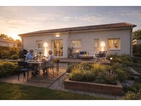 terrain avec maison neuve à vendre