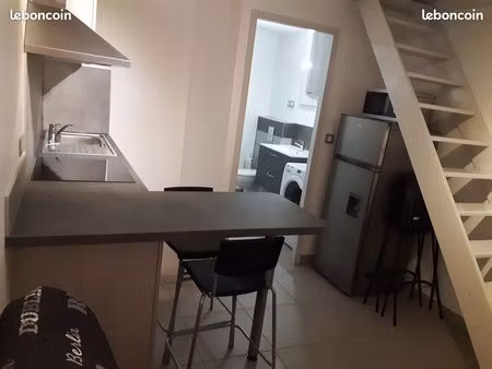 t1 duplex meublé refait à neuf