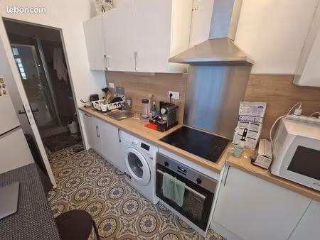 t2 meublé 35m2 + cour - proche métro cormontaigne - disponible au 16 mai