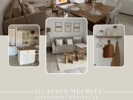 location t2 meublé moderne