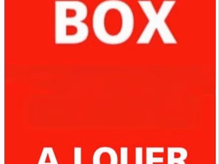 box à louer
