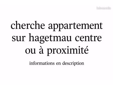 recherche appartement sur hagetmau