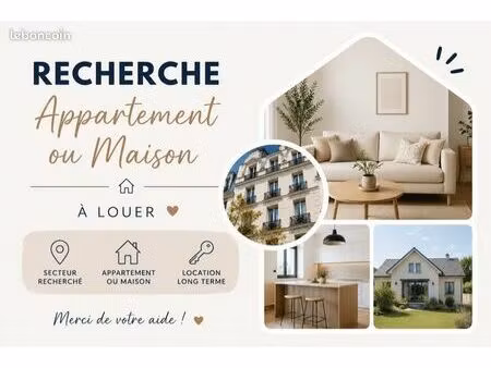 recherche appartement ou maison 3 pièces