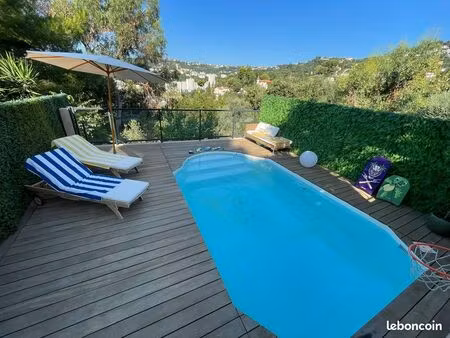 maison meublée 81m² – piscine & jardin – gairaut  nice | bail mobilité 9 mois