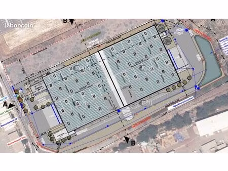 local logistique 12 614 m²