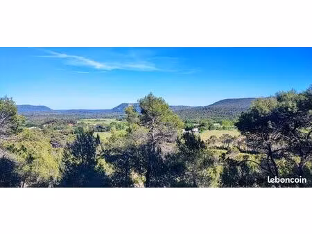 vue pic saint-loup – 9000 m² de nature – terrain aménagé coup de cœur