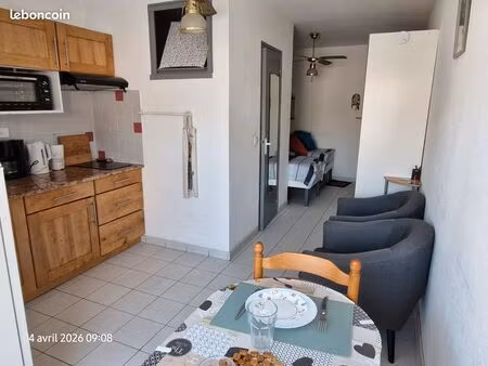 studio avec parking et chambre alcove