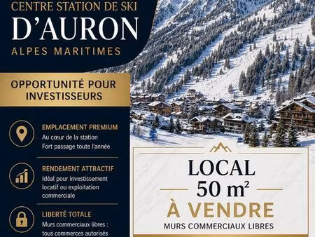 vente murs commerciaux libres