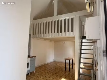 fontaine appartement 1 pièce + mezzanine